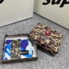 Bape Wallet Multiple Colours CAMO Blue Nylon Bi-Fold Bathing Ape Head New
