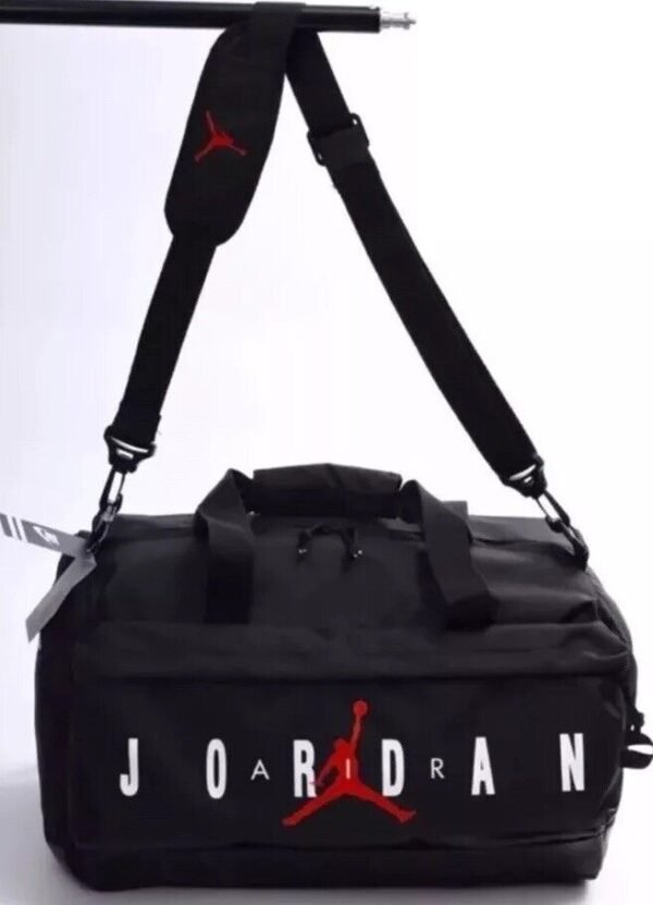 Air Jordan Duffle Bag Black Jumpman Logo School-Sport-Gym