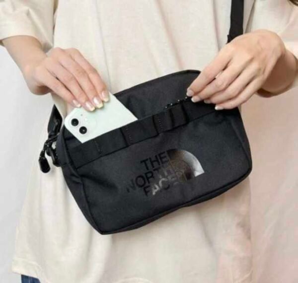 The North Face WL Logo Bag Small Cross Bag Black Unisex New - Image 5