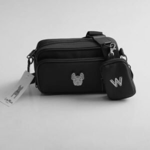 Lifework Hideaway Crossbody Radog Bag Travel Casual Black Unisex New