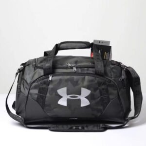 UA Undeniable H-Storm Camoblack & Silver Logo 3.0 Medium Duffle Bag