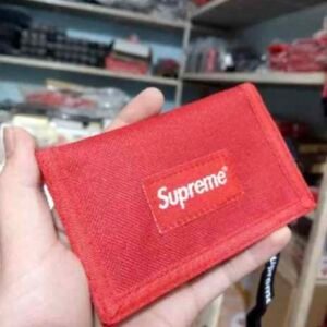 New Supreme Wallet Credit Cards Kids New Layard Red