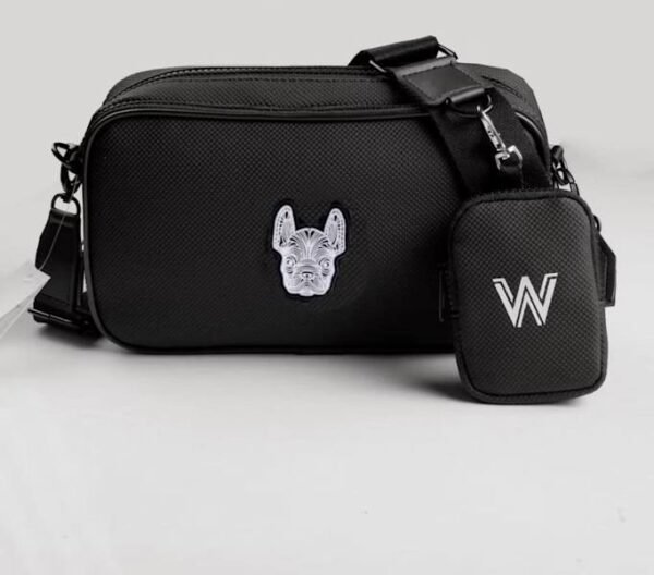 Lifework Hideaway Crossbody Radog Bag Travel Casual Black Unisex New - Image 2