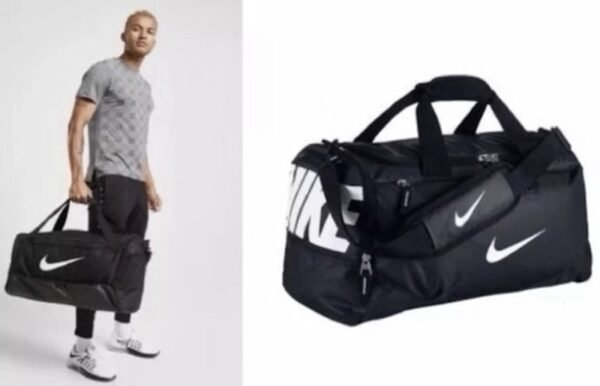 Nike Training Duffel Bag Mens Black Size 30 Litre Casual Gym Travel - Image 3