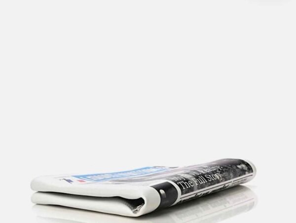Louis Vuitton Newspaper Pouch Calfskin Bag Leather Virgil Abloh Bag - Image 10