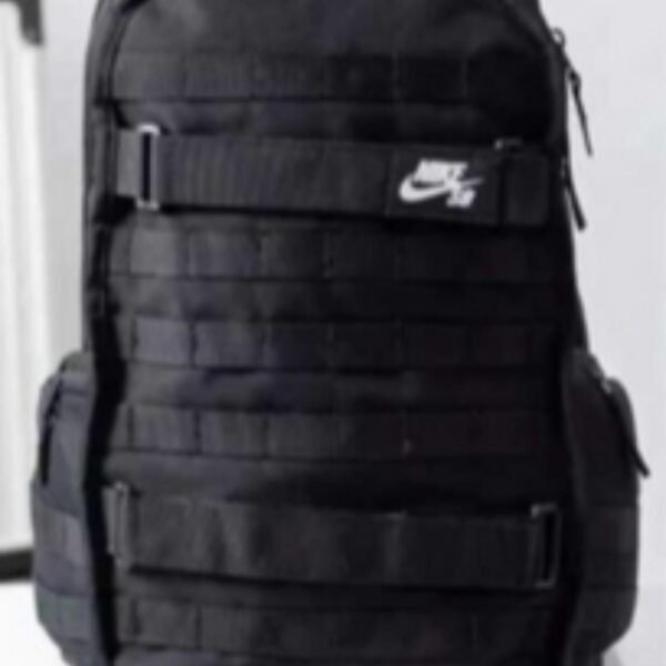 Nike SB Backpack Sportswear RPM 2.0 Black Skateboard Straps School - Image 2