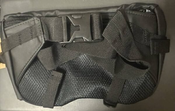 Supreme TNF The North Face Leather Mountain Waist Bag Silver Logo New - Image 3