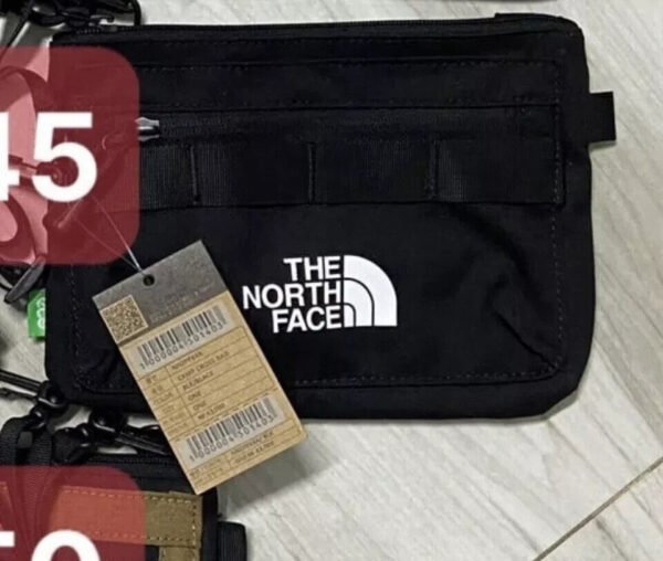 The North Face Black Camp Cross Bag White Big Logo Unisex - Image 7