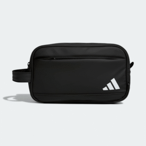 Adidas Two-Zip Pouch Black/ White Tag New HS4449