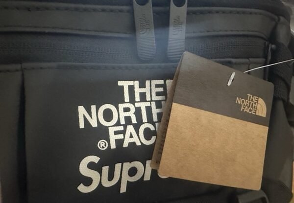 Supreme TNF The North Face Leather Mountain Waist Bag White Logo New - Image 6