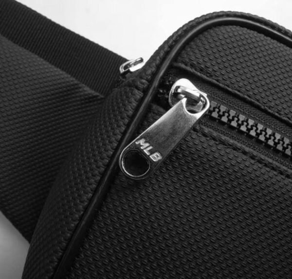 Stylish MLB bag featuring a sleek black design with a Metal New York Yankees logo. - Image 8