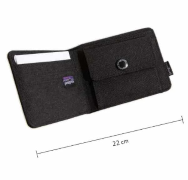 Brand New Patagonia Short Fold Wallet Multiple Black Canvas New - Image 6